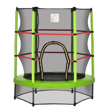 Trambulina Φ140cm HOMCOM pentru Copii de la 3 Ani, Sarcina max 45kg | Aosom Romania