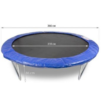 Trambulina Buba 12FT cu plasa de protectie si scara diametru 366 cm