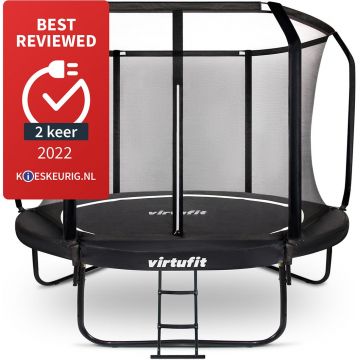 Trambulina copii VirtuFit PREMIUM cu plasa de siguranta si scara 366 CM