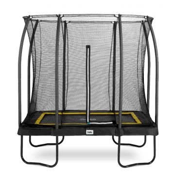 Trambulina Salta COMFORT EDITION Dreptunghiulara 214x153 cm Negru
