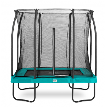 Trambulina Salta COMFORT EDITION Dreptunghiulara 214x153 cm Verde