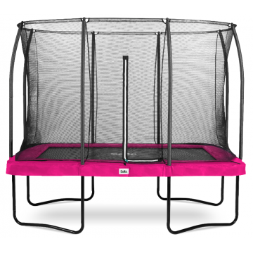 Trambulina Salta COMFORT EDITION Dreptunghiulara 305x214 cm Roz