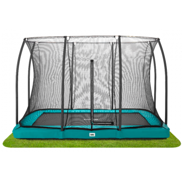 Trambulina Salta COMFORT EDITION GROUND Dreptunghiulara 305x214 cm Verde