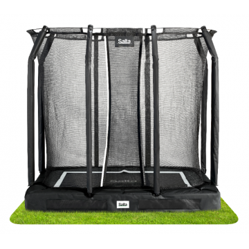 Trambulina Salta PREMIUM GROUND Dreptunghiulara 214x153 cm Negru