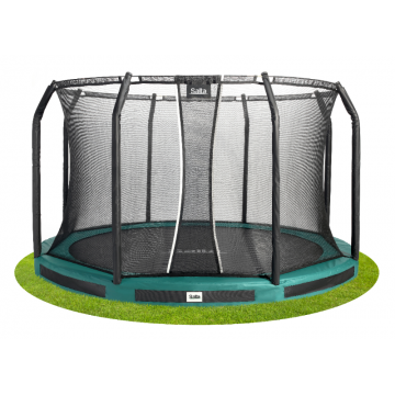 Trambulina Salta PREMIUM GROUND Rotunda 251 cm Verde