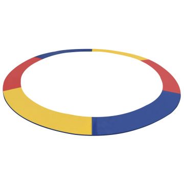vidaXL Bandă de siguranță trambulină rotundă de 4,26 m multicolor PVC