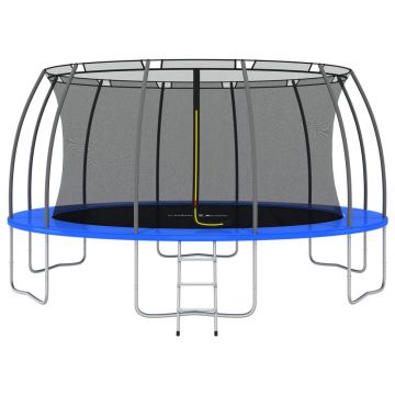 vidaXL Set trambulină rotundă, 488x90 cm, 150 kg